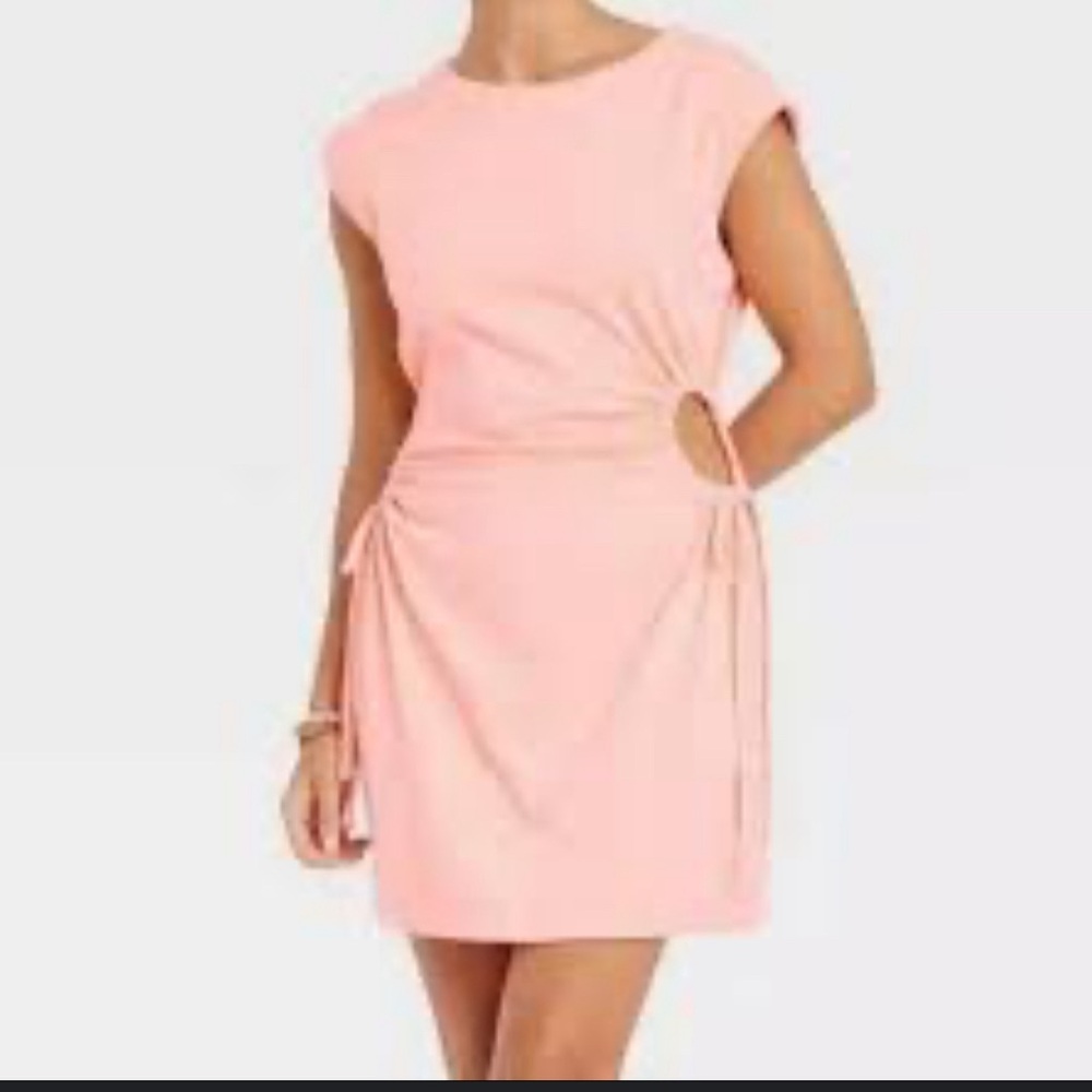 Universal Threads Coral T-Shirt Dress (XS)